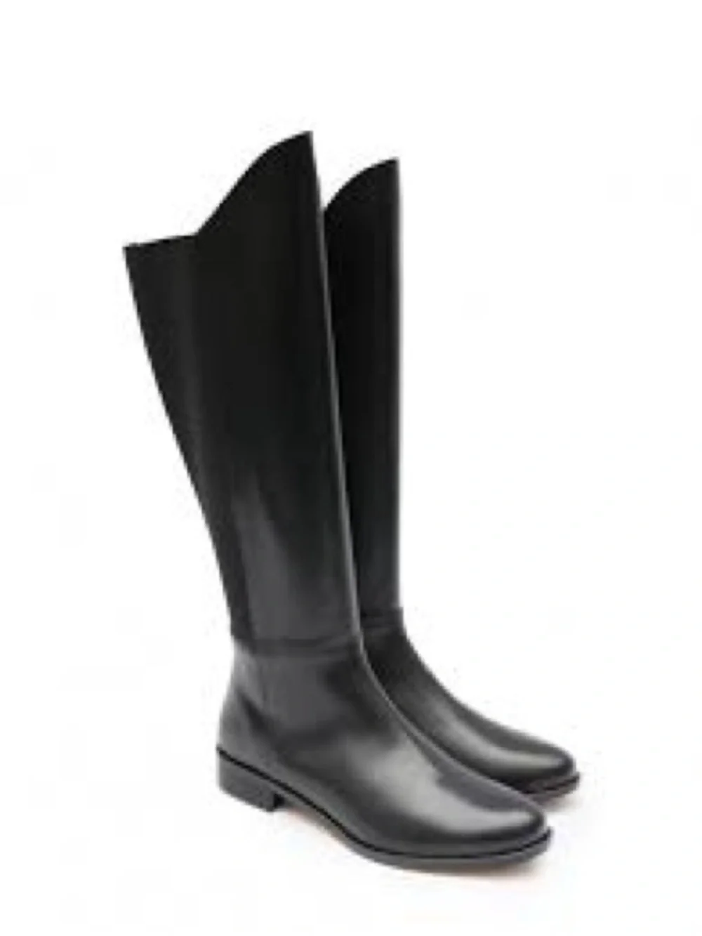 Marina Rinaldi Black Knee-High Leather Boots size 11